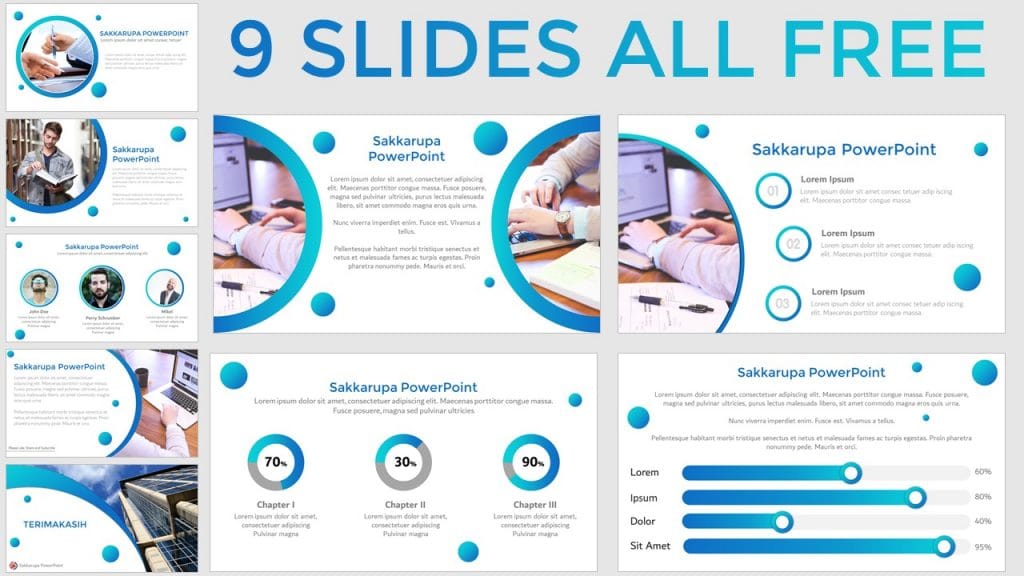 Template powerpoint keren bertema pendidikan