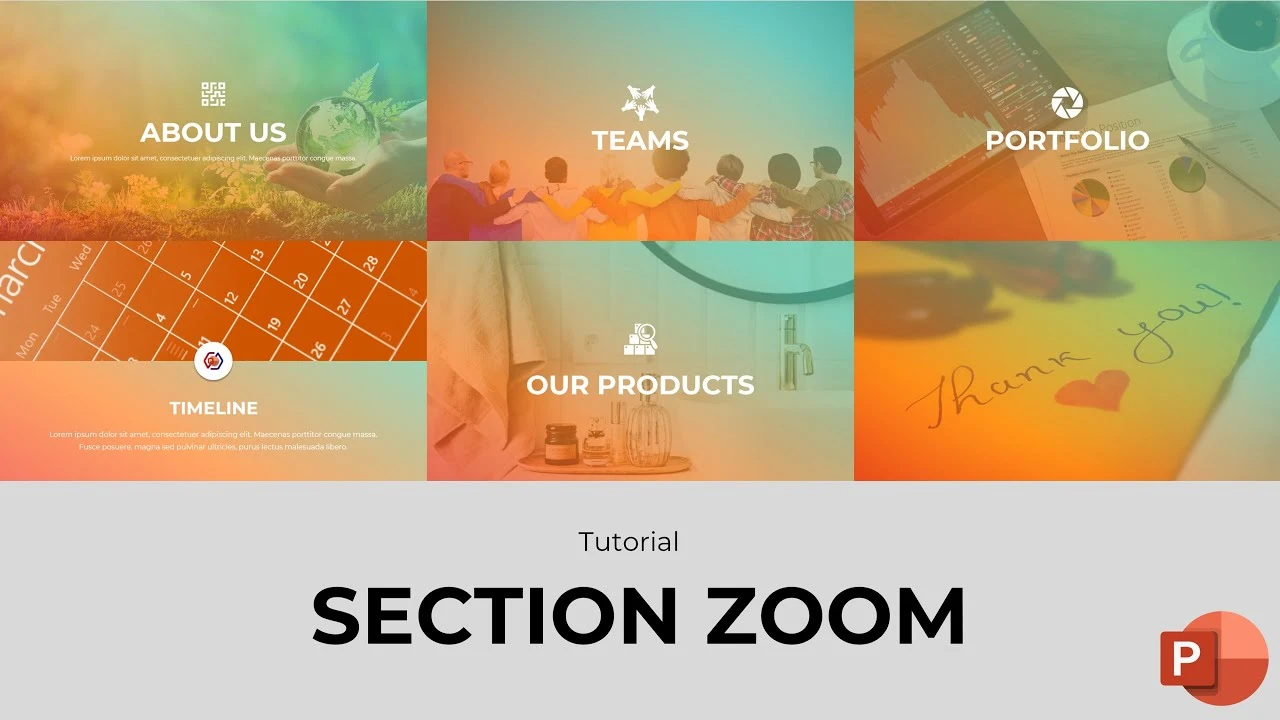 tutorial section zoom powerpoint