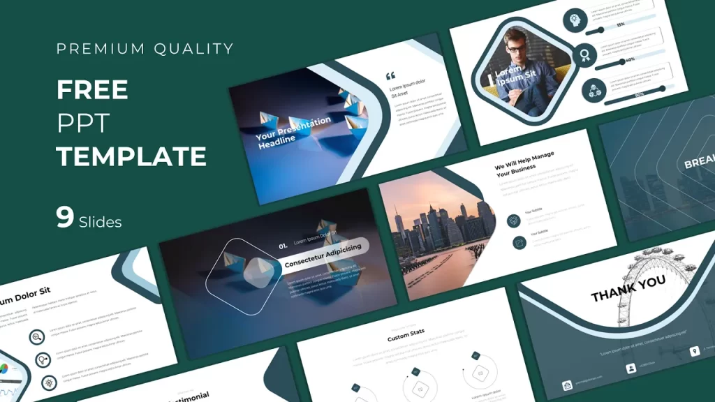 template ppt creative gratis download