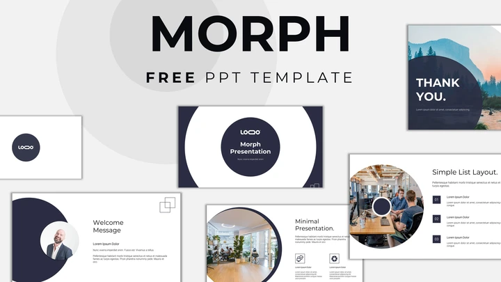 Morph ppt template gratis