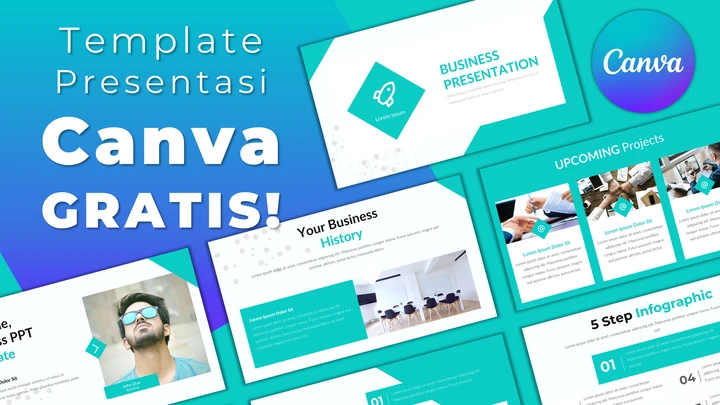template canva gratis | ppt simple canva
