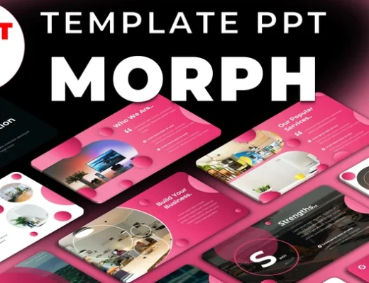 aesthetic morph powerpoint template