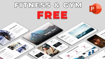 Template PPT Fitness Minimalis