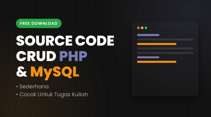download crud php mysql sederhana gratis