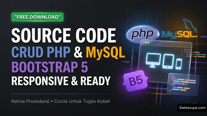 Source code CRUD PHP Mysql Bootstrap 5