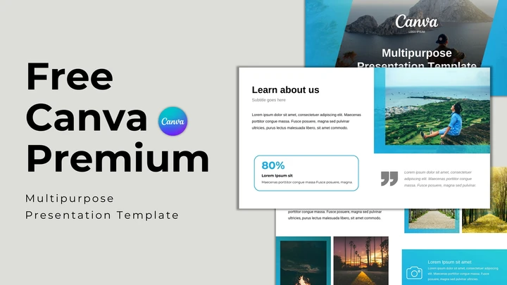 canva premium template gratis download