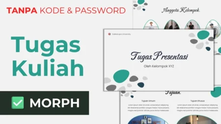 Template PPT Gratis Tugas Kuliah Simple Tanpa Kode