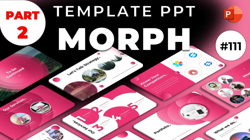 template ppt morph simple gratis