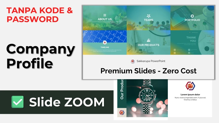 template ppt company profile gratis